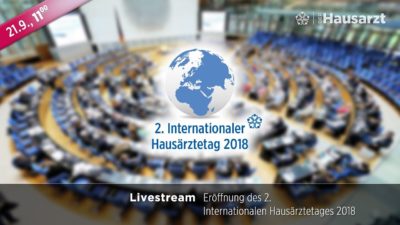 Heute startet in Bonn der 2. Internationale Hausärztetag. Wir haben die Veranstaltung im alten Bundestag für Sie aufgezeichnet. Schauen Sie mal rein und lauschen Sie spannenden Vorträgen.