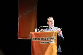Jens Spahn (CDU) in Bad Vilbel (Hessen)