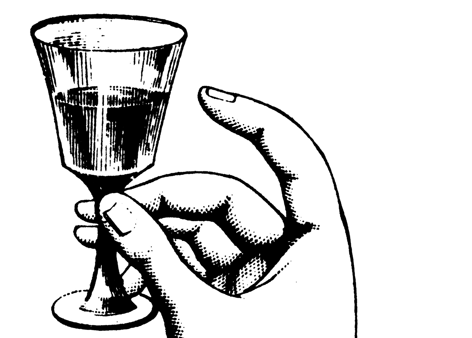 Glas Wein Illustration